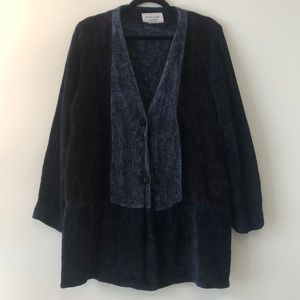 Vintage new handwoven artisan lagenlook relaxed fit cardigan car coat sweater